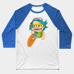 Mutant Surfer Baseball T-Shirt